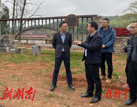 曾明輝到馬頭橋鎮坪山村調研清廉鄉村建設工作_邵陽頭條網